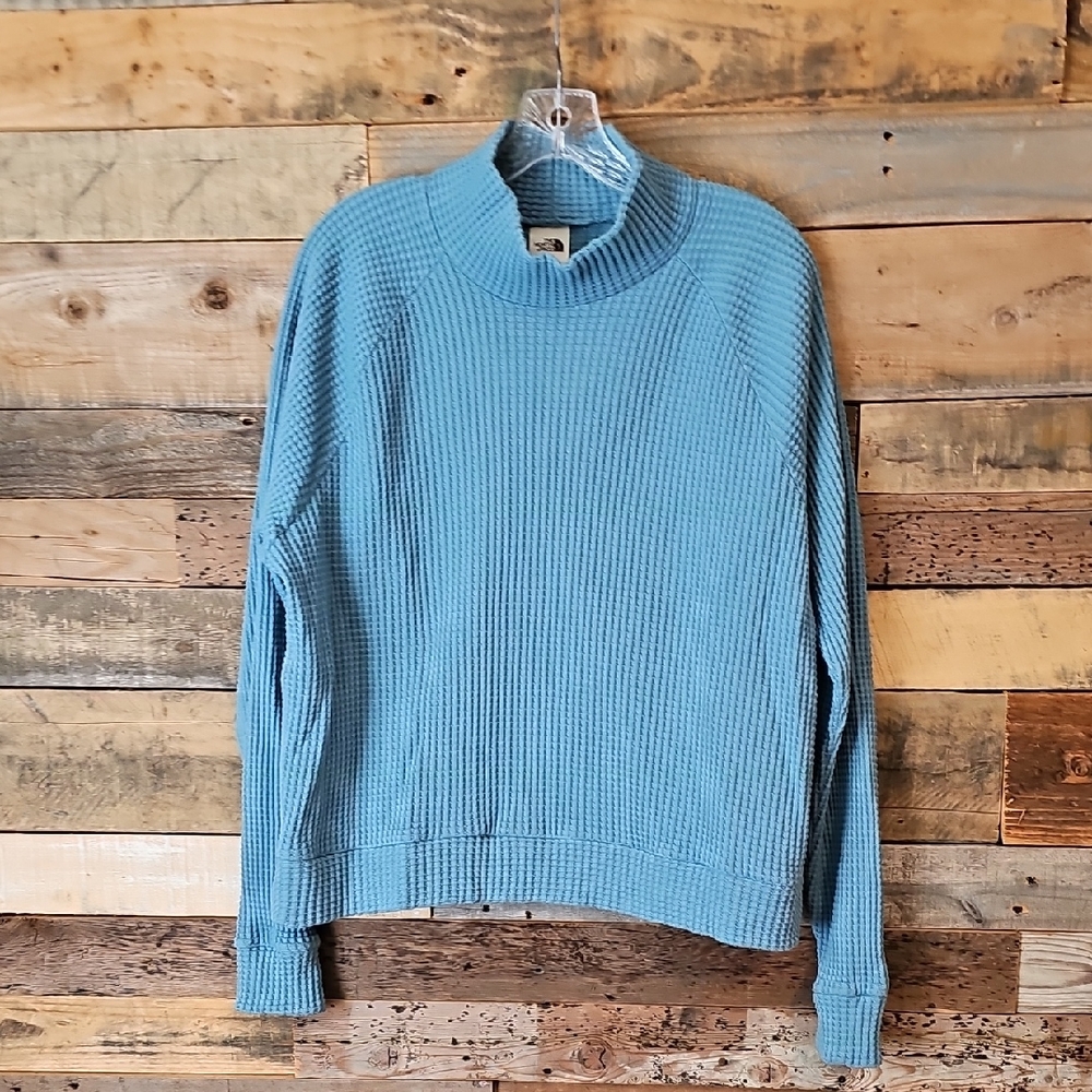 The North Face Women's Chabot Mock Neck Long Sleeve Sweater - Large